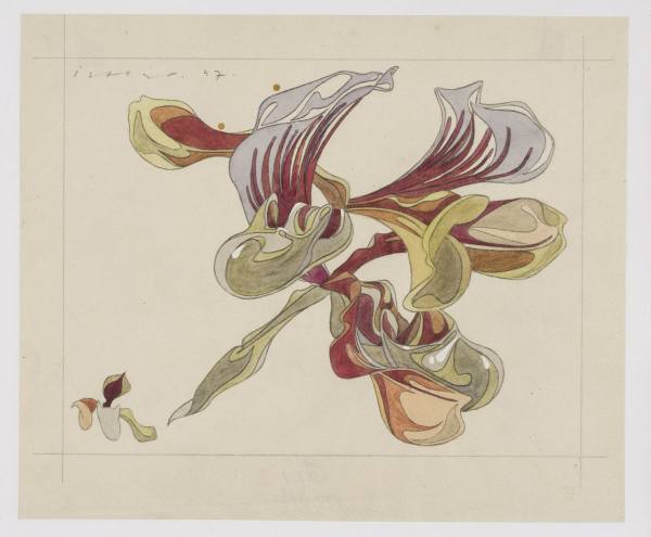 Josef Istler, Orchidea, 1947, NGP