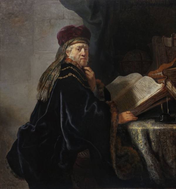 Rembrandt van Rijn, Scholar in His Study, 1634