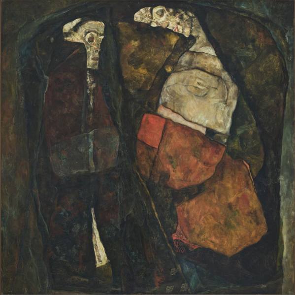 Egon Schiele, Pregnant Woman and Death (Mother and Death), 1911