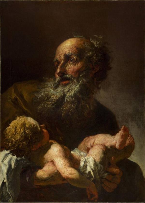 Petr Brandl, Simeon with the Infant Jesus, c. 1730, National Gallery Prague