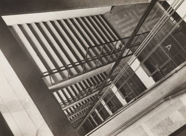 Josef Sudek, 1930s, Elevator shaft in the Trade Fair Palace in Prague
