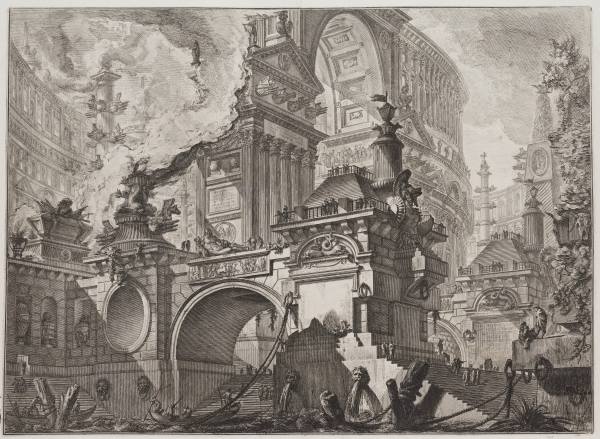 Giovanni Battista Piranesi, Část rozlehlého a velkolepého přístavu, 1750