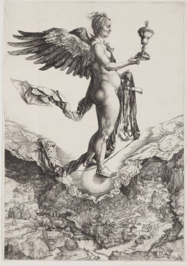 Albrecht Dürer, Nemesis, 1501–1502, NGP