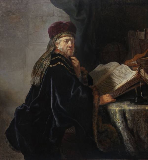 Rembrandt van Rijn, Učenec v pracovně, 1634