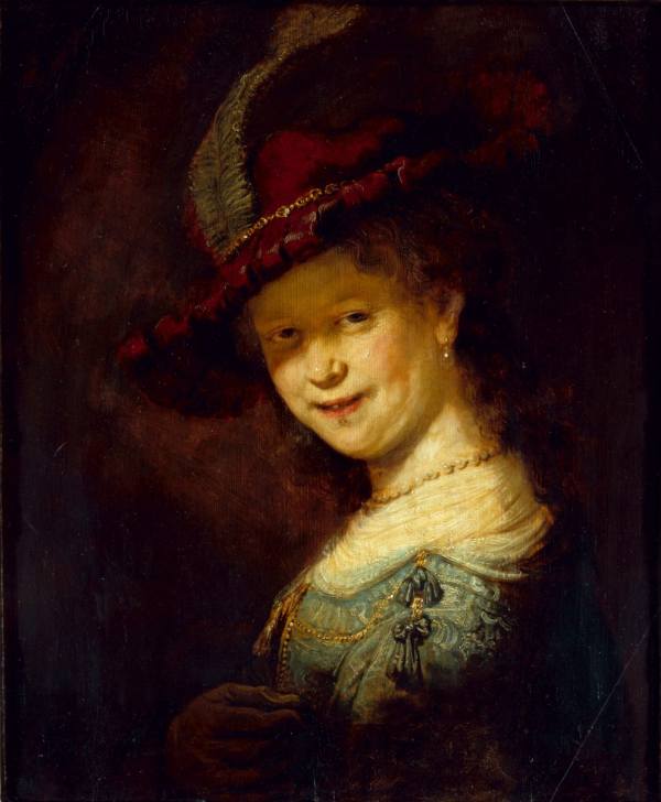 Rembrandt Harmensz. van Rijn, Saskia Uylenburgh jako dívka, 1633, Staatliche Kunstsammlungen Dresden, Gemäldegalerie Alte Meister