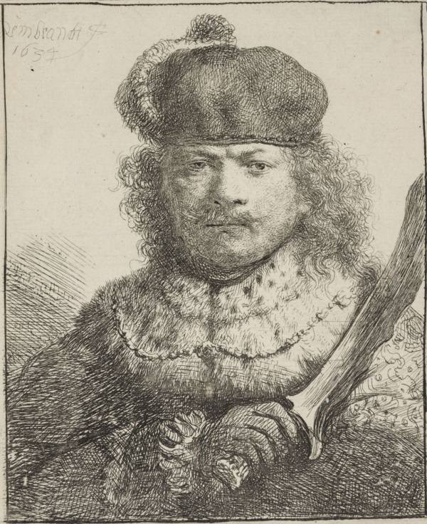 Rembrandt van Rijn, Autportrét, 1634, NGP