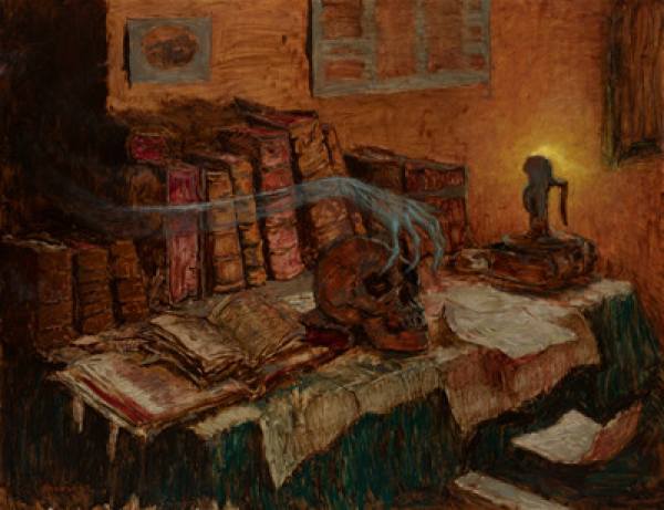 Jaroslav Panuška, Návštěva mrtvého, 1897