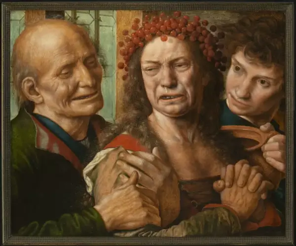Jan Sanders van Hemessen, Palčící nevěsta, 1540, Národní galerie Praha
