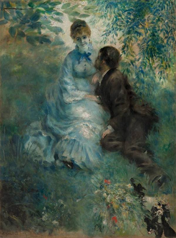 Auguste Renoir, Milenci, 1875