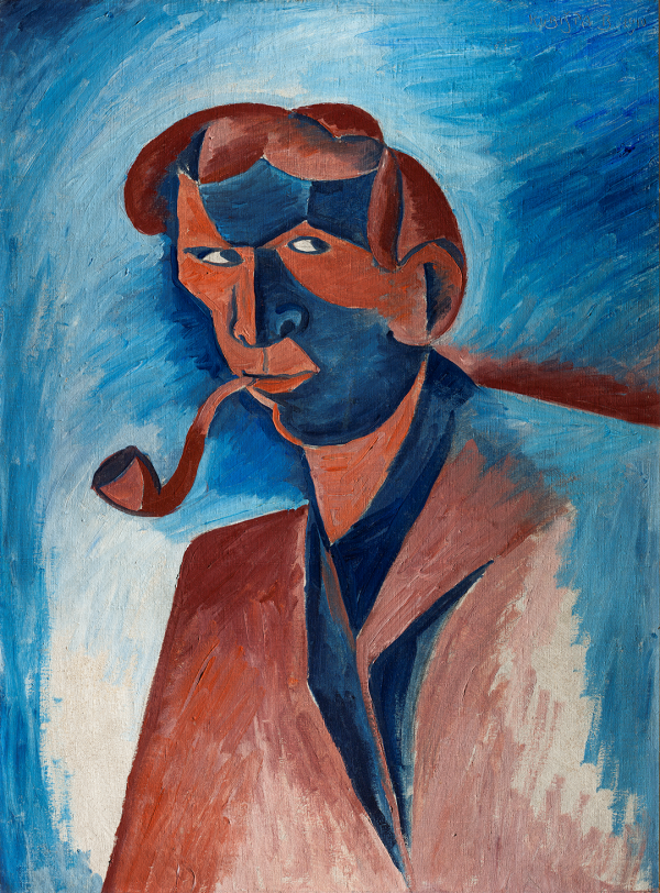 Emil Filla, Self-Portrait with Cigarette, 1908