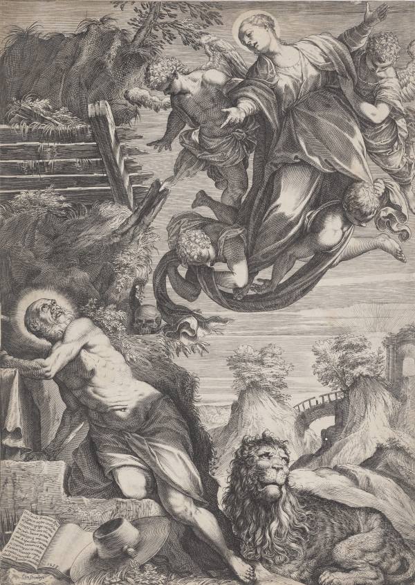 The Madonna Appearing to Saint Jerome