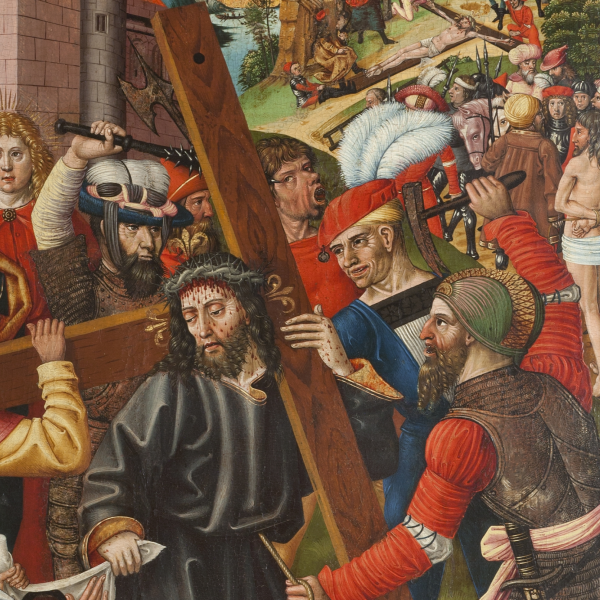 Hans Raphon, Pašijový oltář zv. Göttingenský - Nesení Kříže, 1499