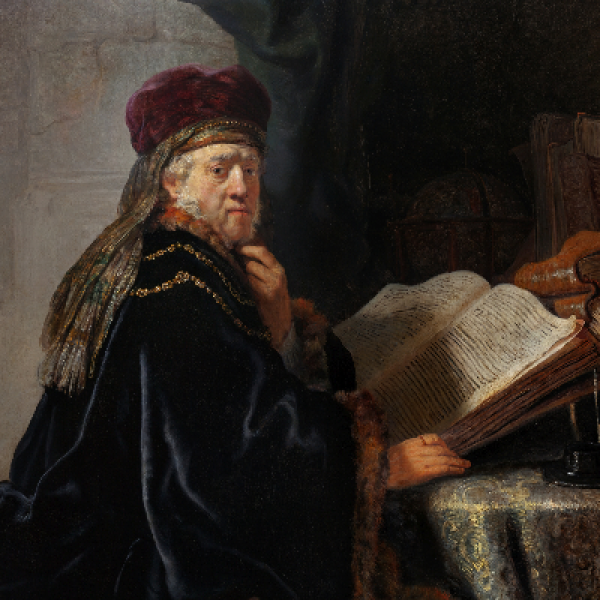 Rembrandt Harmenszoon van Rijn, Učenec ve studovně, 1634