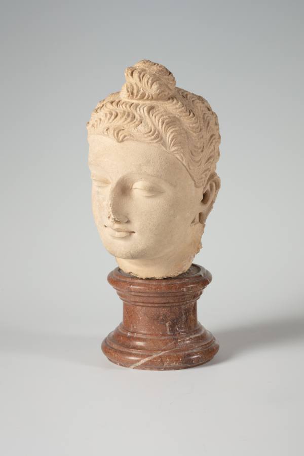 Head of the Buddha, Gandhara, today‘s Pakistan, 3rd–4th century