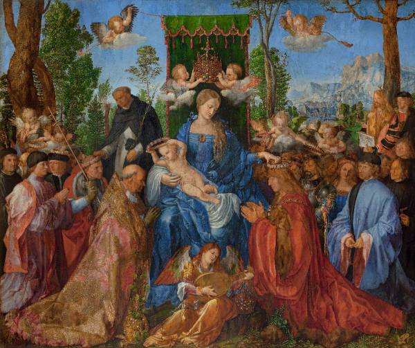 Albrecht Dürer, Feast of the Rose Garlands, 1506, National Gallery Prague