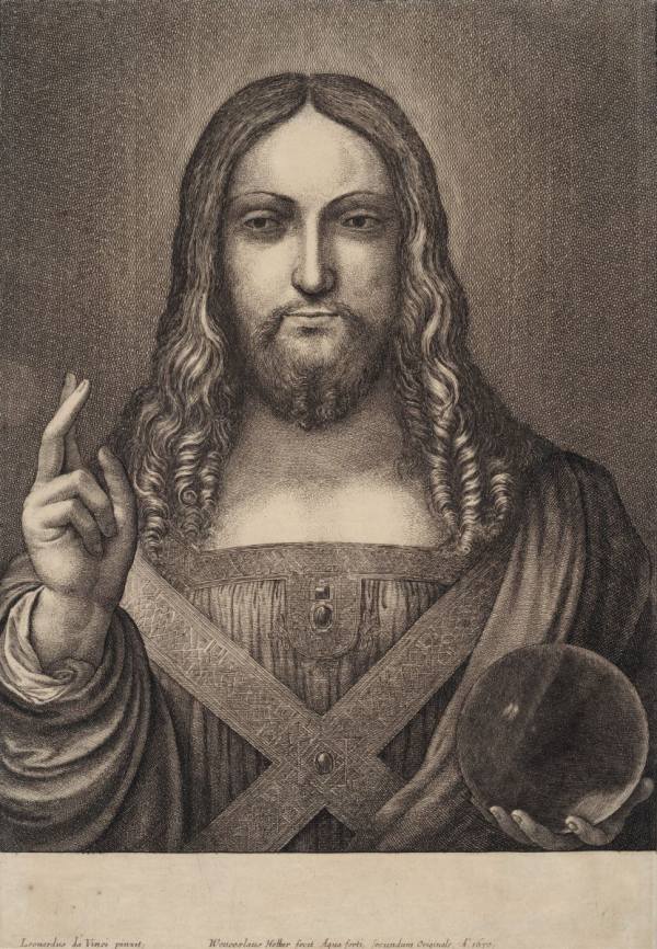 Václav Hollar – rytec, Leonardo da Vinci – inventor, Salvator Mundi