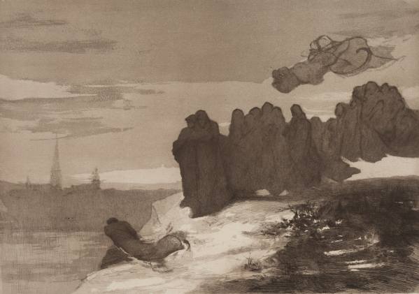 Hermína Laukotová, Evening Clouds, 1898, NGP