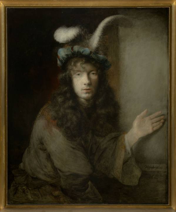 Christopher Paudiss, Portrait of a Young Man (Self-Portrait?), 1661, NGP
