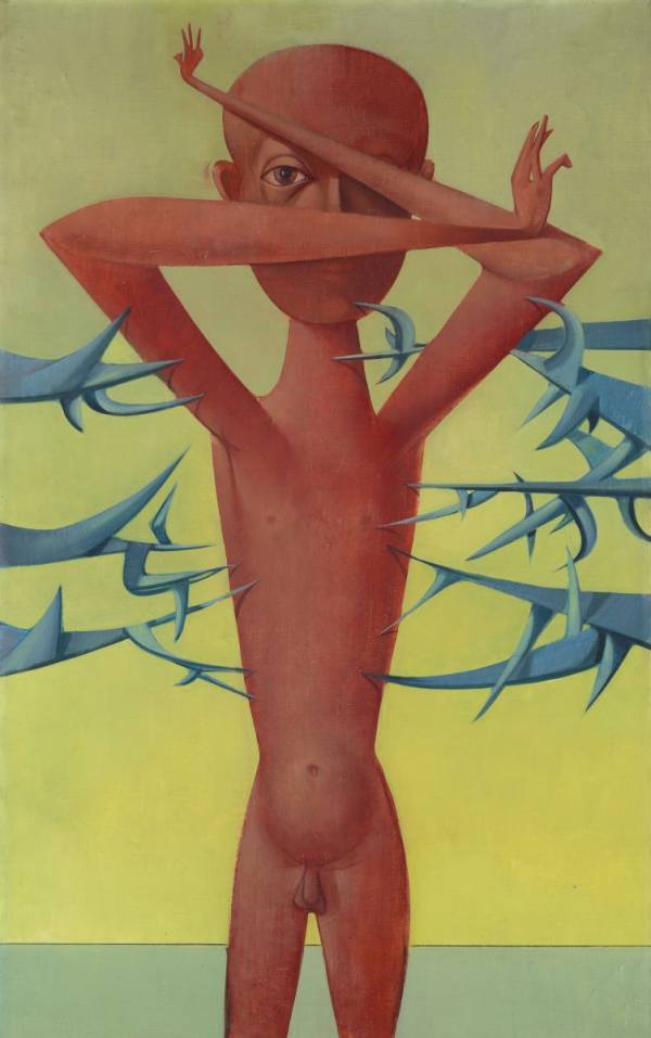 Naked in the Thorns I, 1954, private collection