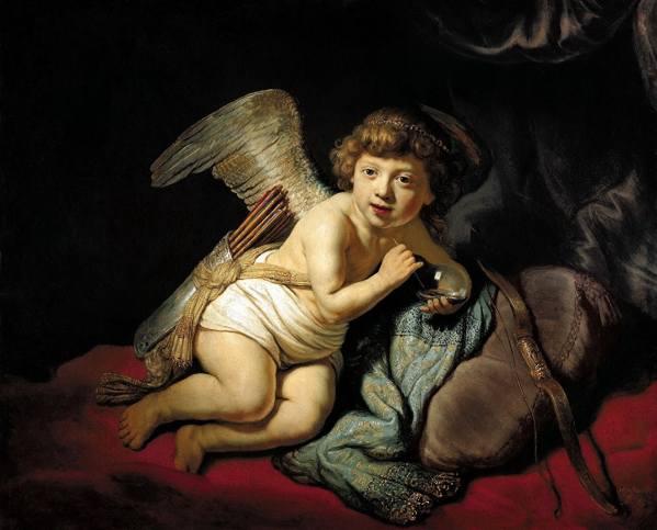 Rembrandt Harmensz. van Rijn, Cupid with the Soap Bubble, 1634, Liechtenstein, The Princely Collections
