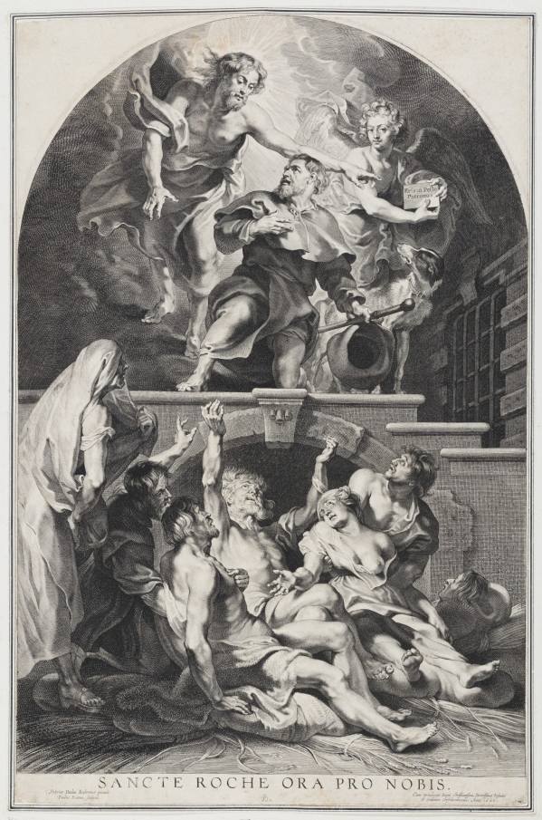 Paulus Pontius, Peter Paul Rubens – autor předlohy, Svatý Roch