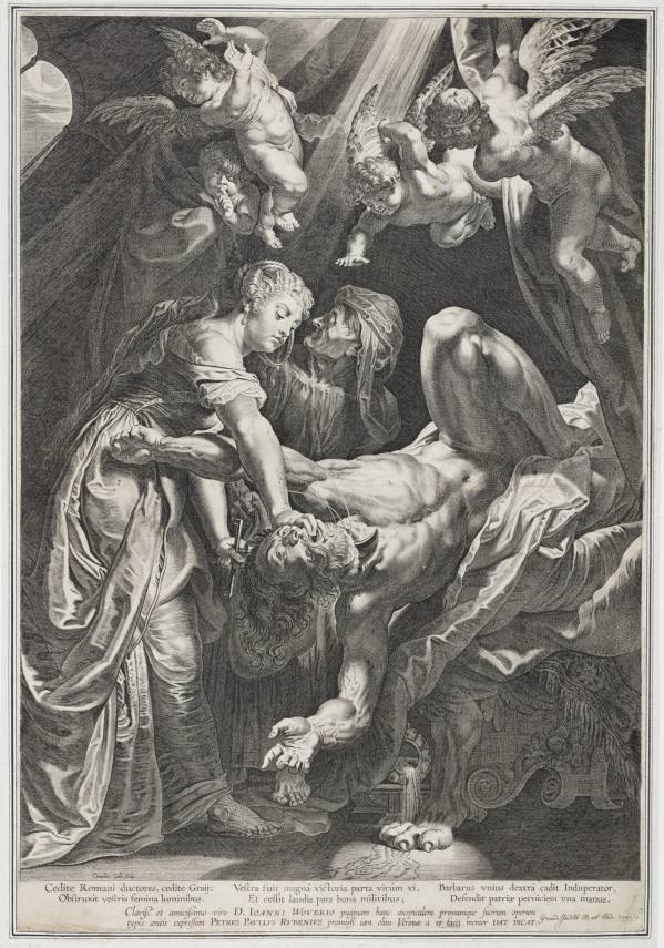 Cornelis Galle I, after Peter Paul Rubens, The Great Judith