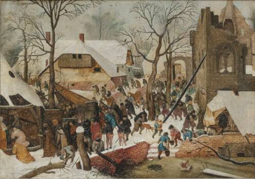 Pieter II. Brueghel, The Adoration of the Magi, National Gallery Prague