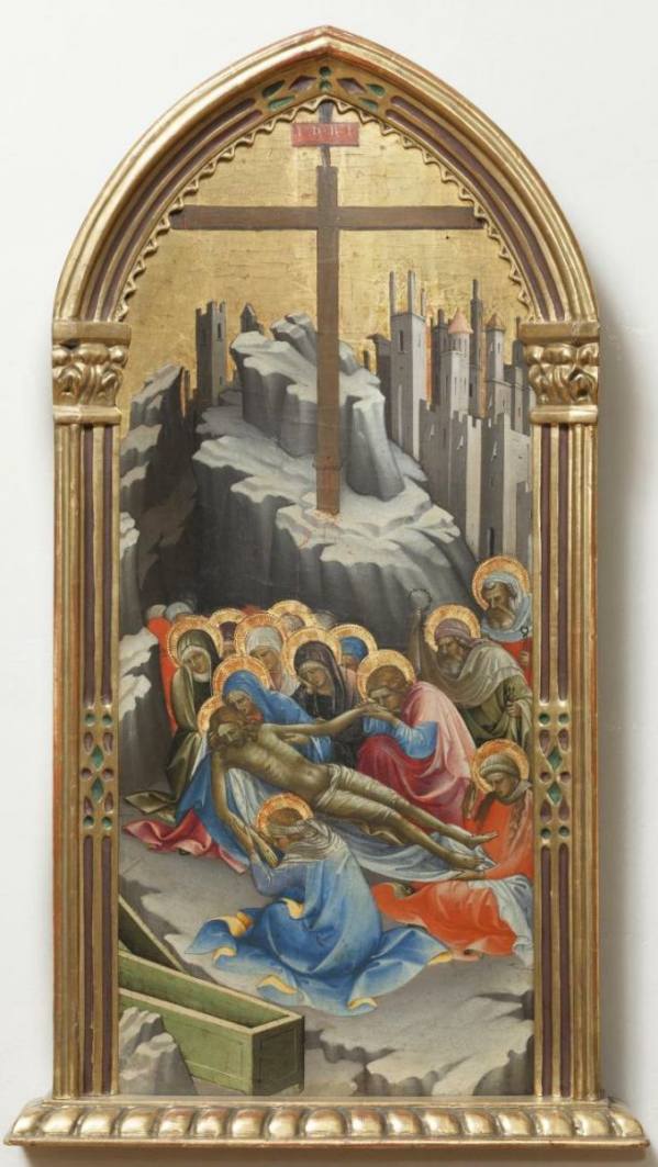 Lorenzo Monaco, The Lamentation of Christ, 1408, National Gallery Prague