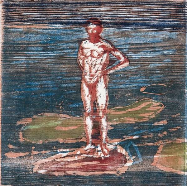 Edvard Munch, Man Bathing, 1899