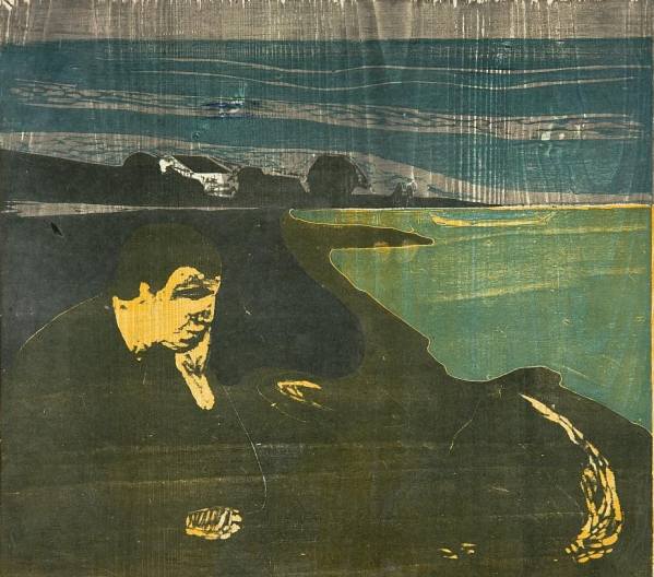 Edvard Munch, Evening. Melancholy I, 1896