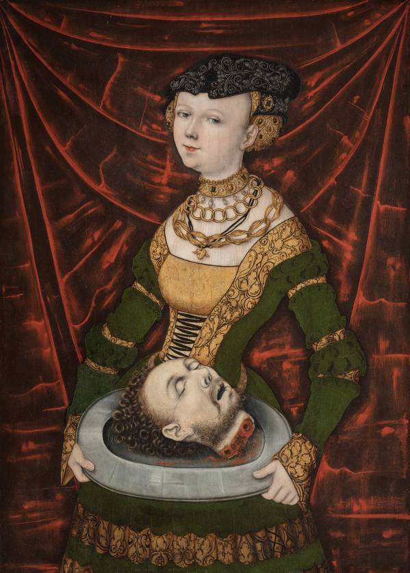 Master IW, Salome with the Head of St John the Baptist, ca. 1525, oil on a coniferous wood panel