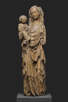 Mistr Michelské madony, Madona Michelská, kolem 1330, polychromie, hruškové dřevo