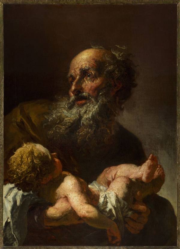 Petr Brandl (1668 Prague – 1735 Kutná Hora), Simeon with the Infant Jesus, c.1730