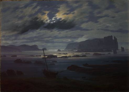 Caspar David Friedrich, Severní moře v měsíční záři, 1823–1824