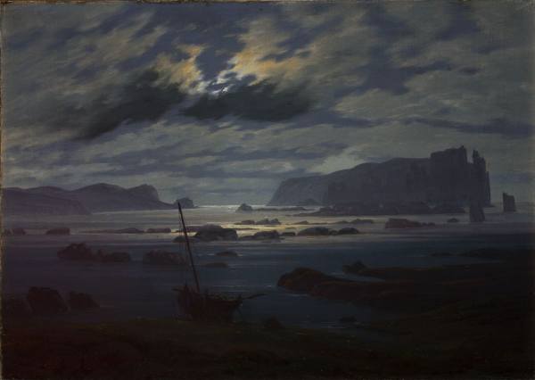 Caspar David Friedrich, The North Sea in Moonlight, 1823–1824