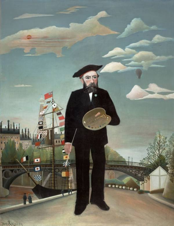 Henri Rousseau, Myself, Portrait – Landscape, 1890