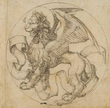 Martin Schongauer - copy, Archangel Michael slays the dragon, 1533