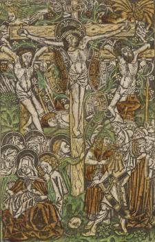 Lower Rhenish Master of the 15th century, The Crucifixion of Christ, around 1480