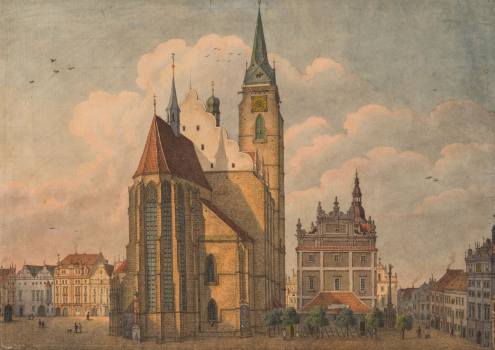 Vincenc Morstadt, Kostel sv. Bartoloměje v Plzni,1818