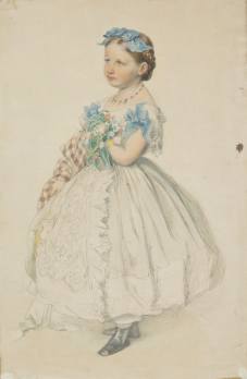 Josef Mánes, Portrait of Marie Henrietta Silva Tarouca, 1860–1861