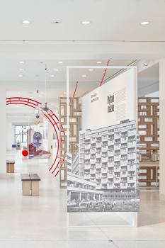 1956–1989: Architektura všem, Veletržní palác, Národní galerie Praha. Foto: Peter Fabo, 2023