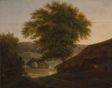 Antonín Mánes, Krajina s košatým stromem