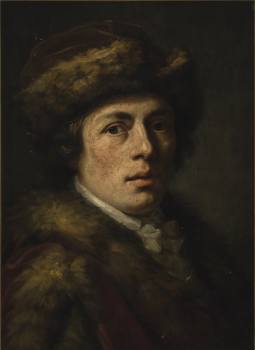 Vídeňský malíř, Podobizna mladého muže v kožešinové čepici