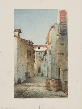 Antonín Chittussi, Alley in Paris, 1879