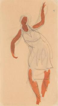 Jan Štursa, Taneční studie (Olga Gzovská), 1914, Národní galerie v Praze