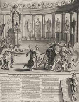 Samuel Weishun after Karel Škréta the Elder, Celebration of Oldřich František Libštejnský of Kolovrat, Thesis Print of Jan Karl Maggauer of Greiffenau, 1647, engraving, R 259852  