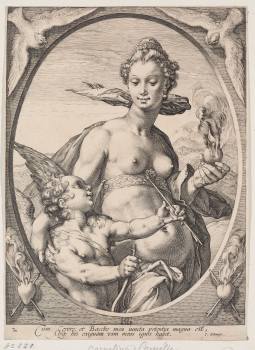 Hendrick Goltzius, Venuše, kolem 1595, NGP