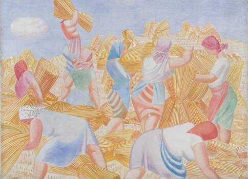 Miloš Malina, Harvest, 1947, National Gallery Prague