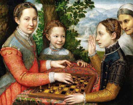 Sofonisba Anguissola, The Game of Chess, 1555, Muzeum Narodowe w Poznaniu